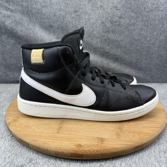 Nike High Top Shoes Mens Size 8.5 Black White Retro Casual Sneakers CQ9179-001 main image 7